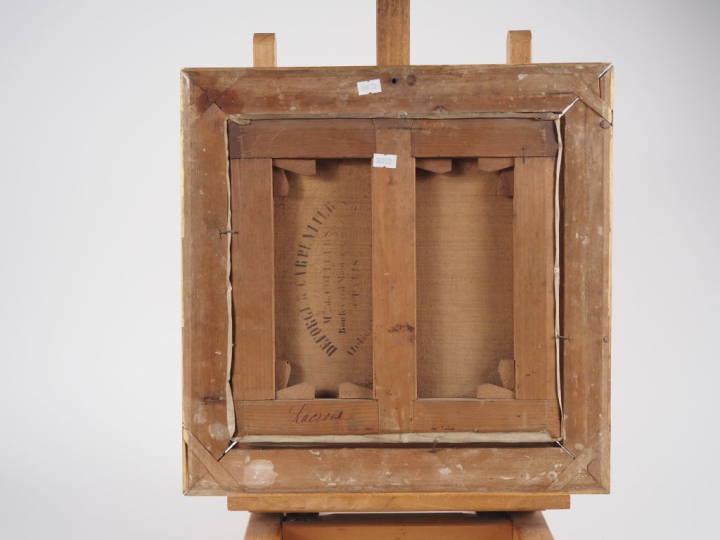 Ecole italienne ou française XIXème.  "vues des paysages d'Italie anim