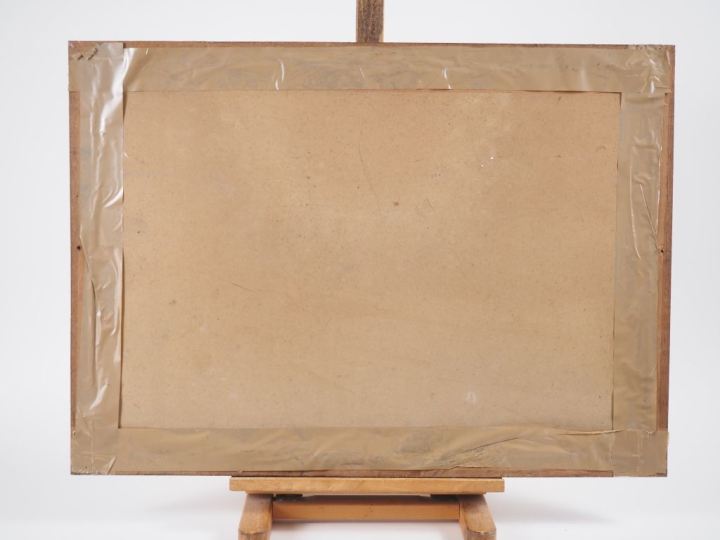 Mario CAVAGLIERI.  "Portrait de Drée" Dessin, signé en bas à droite dé
