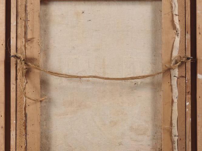 Mario CAVAGLIERI.  "Drée couchée"  Huile sur toile, signée en bas à dr