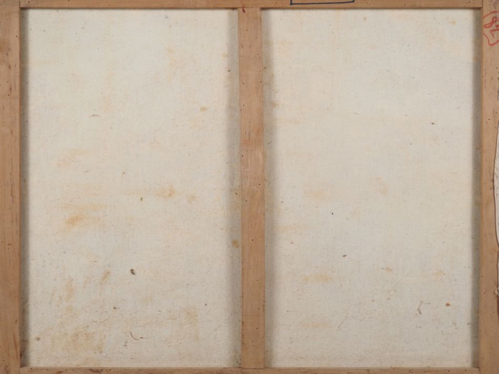 Mario CAVAGLIERI.  "Lavardens" Huile sur toile, signée en bas à gauche