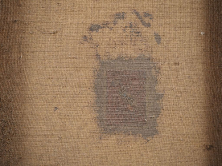 H. GOURSE. "la mort d'Atala" Huile sur toile, signée en bas à gauche D
