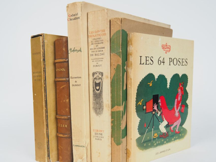 [DUBOUT]. ENSEMBLE DE 6 OUVRAGES ILLUSTRÉS PAR DUBOUT : CHEVALIER (Gab