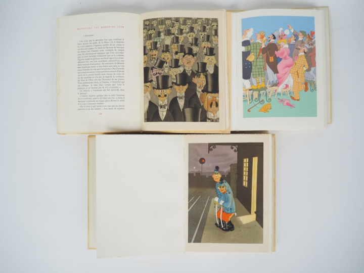 [DUBOUT]. ENSEMBLE DE 3 OUVRAGES de Georges COURTELINE ILLUSTRÉS PAR D
