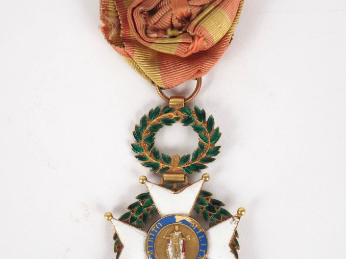ESPAGNE  ORDRE DE SAINT-FERDINAND Croix de chevalier de 2e classe, ave