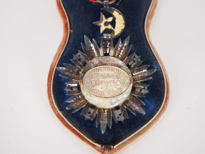 EMPIRE OTTOMAN  ORDRE DU MEDJIDIE  Etoile de chevalier, de fabrication