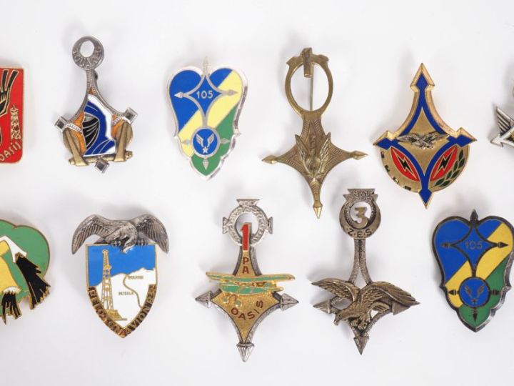 ALAT – AVIATION – MARINE   Ensemble d’insignes :  1ere peloton de la z