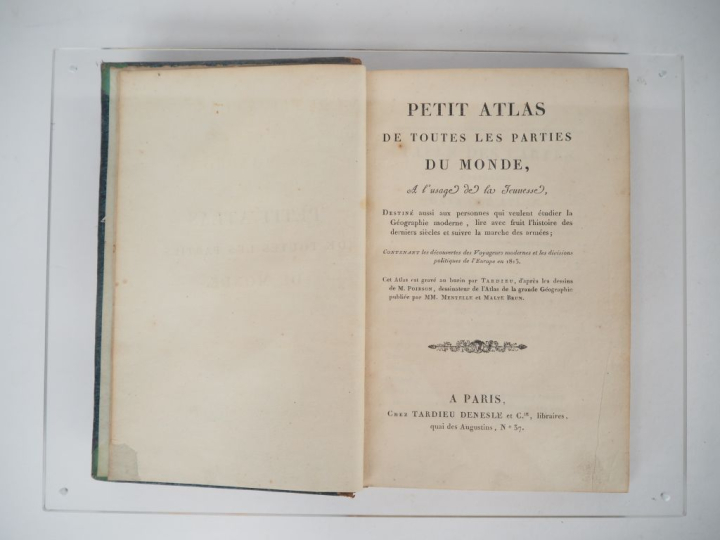 [ATLAS]. TARDIEU DE NESLE (Madame). PETIT ATLAS DE TOUTES LES PARTIES 