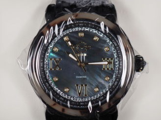 Vente aux enchères GEVRIL, Marsala Tortoise Montre braceket en acier.  Cadran imitation é