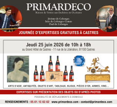Acheter aux enchères JOURNÉE D'EXPERTISES GRATUITES à CASTRES